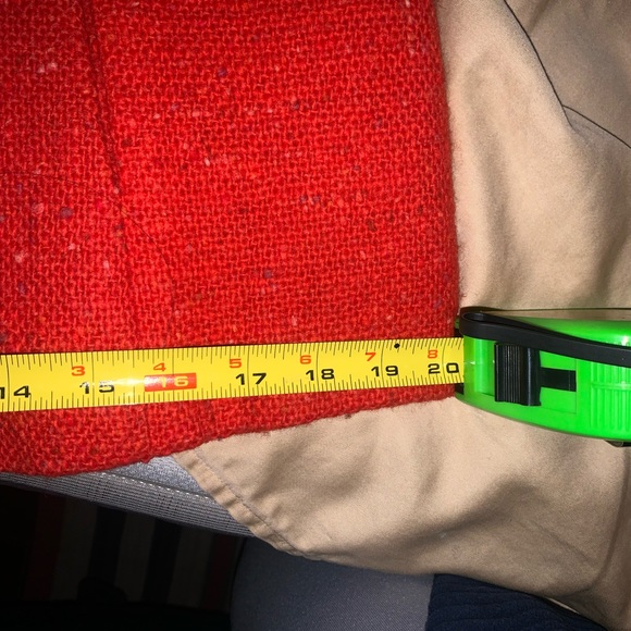 Geoffrey Beene red tailored coat - Picture 9 of 13